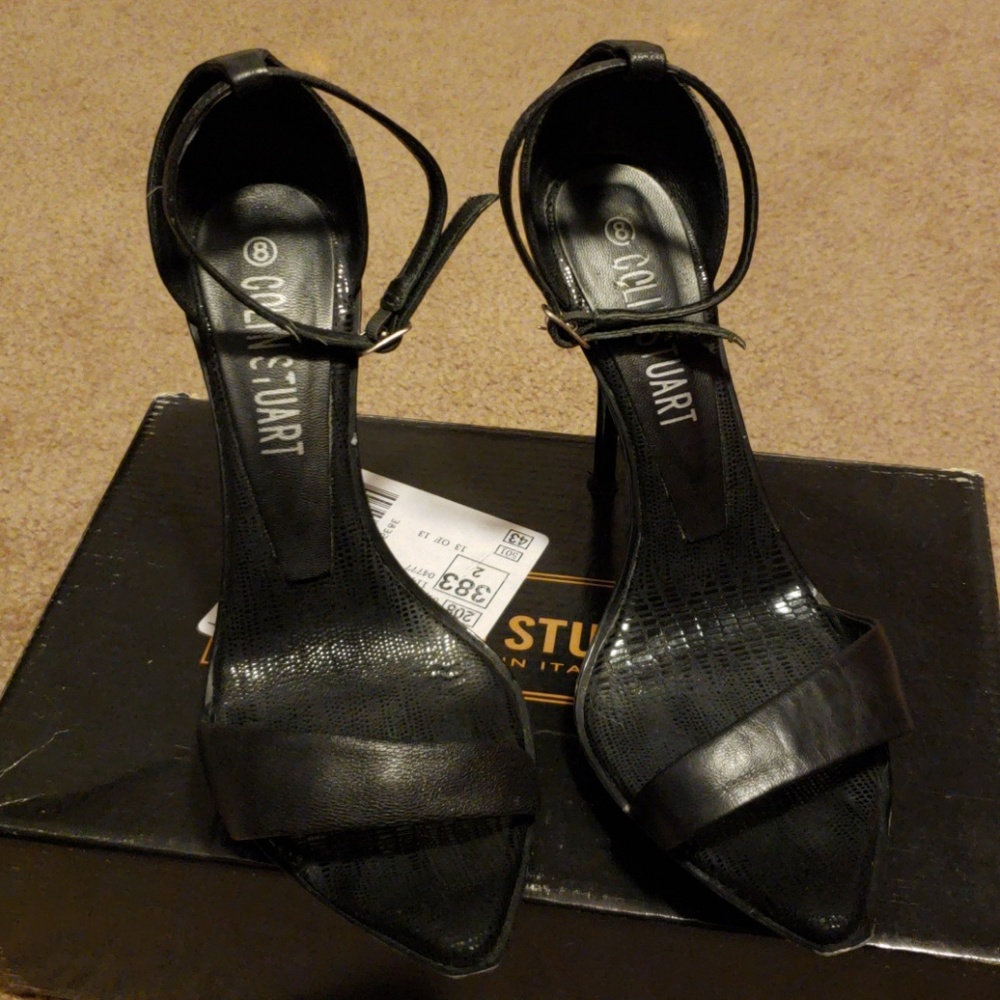 Black  Stiletto sandals